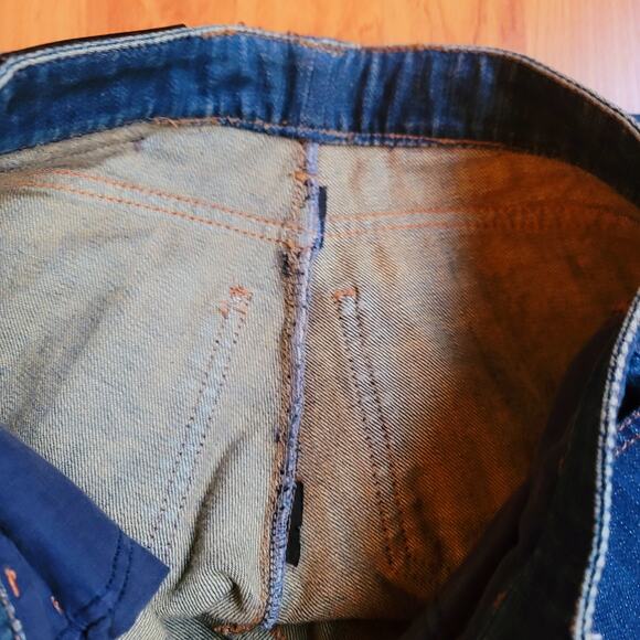 GUCCI New Flare Base Flared Jeans Premium Blue Denim Size 26 Bell Wide Bottoms - Picture 11 of 16